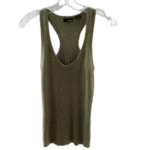 Mixit Girls Metallic Racer Back Holiday Tank Top Size Large